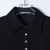 31086SDSA男士春夏新款痞帅男装时尚简约纯色按扣翻领卫衣百搭时尚上衣 商品缩略图2