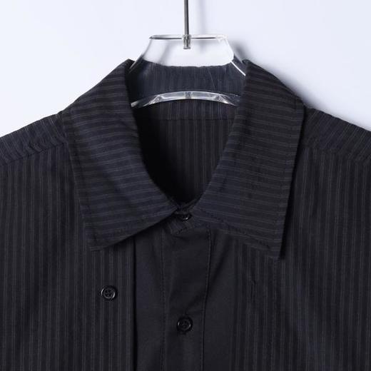 SDSA男士春夏新款痞帅男装老钱风肌理纹假两件衬衫百搭时尚衬衣 商品图1