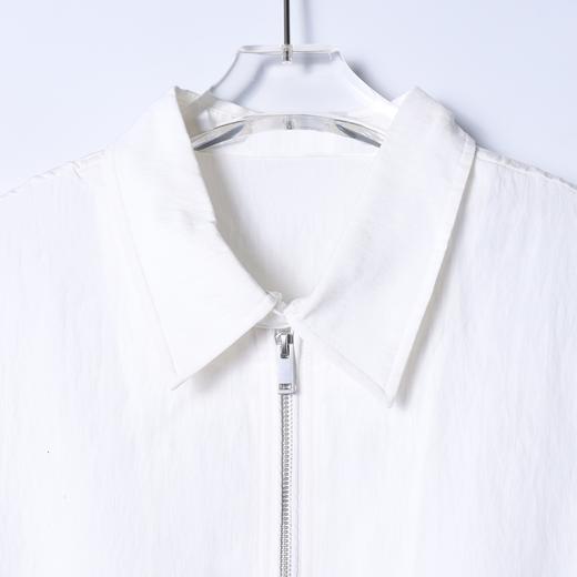 SDSA男士春夏新款痞帅男装老钱风商务纯色拉链翻领夹克外套百搭 商品图1