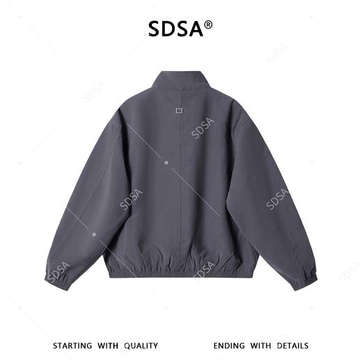 J6009SDSA男士春夏新款痞帅男装设计师百搭纯色拉链立领夹克外套时尚 商品图4