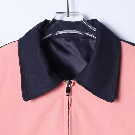 36003SDSA男装2026新款高贵轻奢时尚撞色拼接拉链翻领夹克外套百搭简约 商品图2