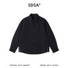SDSA男士春夏新款痞帅男装复古设计感拼接按扣翻领夹克外套百搭 商品缩略图0