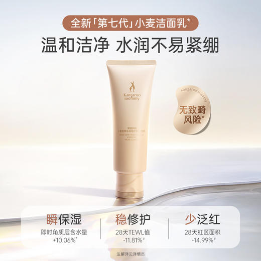 【油性/中性/敏感肌】氨基酸洁面配方 洁净油光 深度清洁毛孔 保湿不拔干 小麦胚芽水润倍护洁面乳100g 商品图1