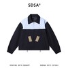 36003SDSA男装2026新款高贵轻奢时尚撞色拼接拉链翻领夹克外套百搭简约 商品缩略图1