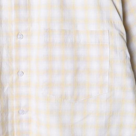 SDSA男士春夏新款痞帅男装韩版撞色格纹格子套头衬衫百搭宽松时尚 商品图2