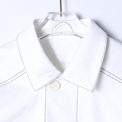 OAS2807SDSA男装2026新款高贵轻奢韩版百搭翻领明线撞色夹克外套宽松时尚 商品图2