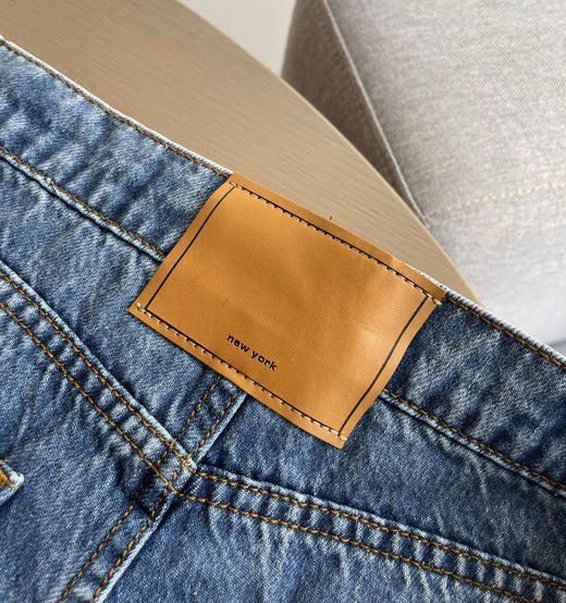 亚历山大王女士中腰直筒裤 直筒牛仔裤012901 商品图7