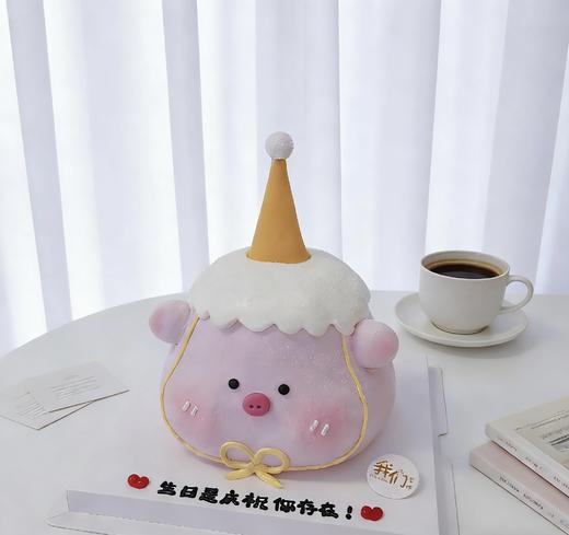 立体生日帽小猪卡通蛋糕-低糖处理无添加 商品图4