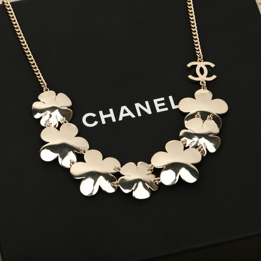 香奈儿 仿牛仔花花双c项链（XTY） 商品图6