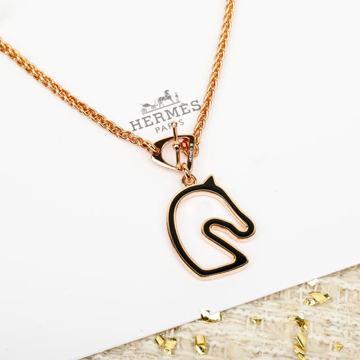 爱马仕 马年限定珐琅镂空项链（XTY） 商品图6