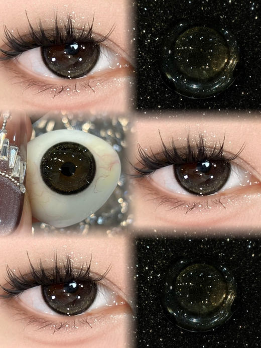 自然黑瞳🖤✨丨碎钻钥石·4Youthcon丨14.2mm（半年抛/2片装） 商品图6