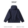 SDSA男士春夏新款痞帅男装美式时尚拼接拉链立领连帽夹克外套百搭 商品缩略图4