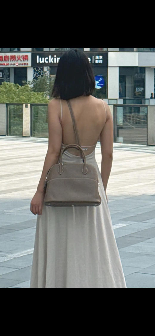 爱马仕 bolide 31 大象灰 tc皮 保龄球包 商品图2