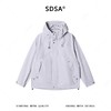 SDSA男士春夏新款痞帅男装简约时尚铆钉纯色立领连帽夹克外套百搭 商品缩略图0