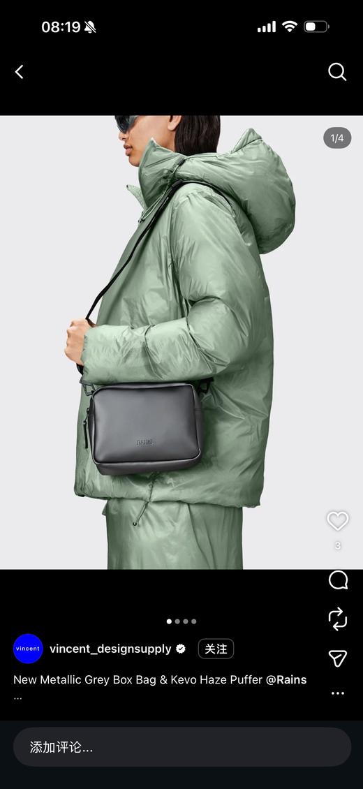 丹麦rains超厚棉衣kevo puffer jacket 商品图9