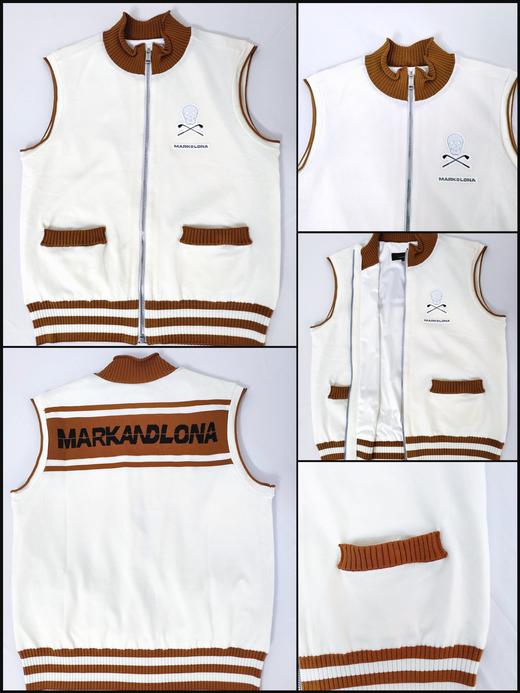 M&L新款女款防水层针织背心来啦！渠道高品质❗️难得的全品相纯尾货，一定不要轻易错过的佳品！细节非常精致, 内部防水层保暖效果杠杠的！下摆是这两年很流行的工装风格款，整体采用撞色设计非常年轻时尚！ 商品图4