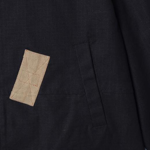 36003SDSA男装2026新款高贵轻奢时尚撞色拼接拉链翻领夹克外套百搭简约 商品图3