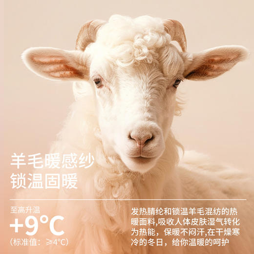 春节不打烊【天然莫代尔❗️柔软亲肤舒适】女士羊毛蚕丝德绒发热保暖上衣秋冬季中领修身套装内穿加绒加厚打底衫。jc 商品图1