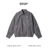 SDSA男士春夏新款痞帅男装韩版撞色格纹格子套头衬衫百搭宽松时尚 商品缩略图0