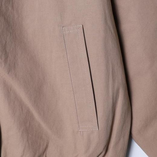 SDSA男士春夏新款痞帅男装老钱风商务百搭拉链翻领夹克外套宽松 商品图2