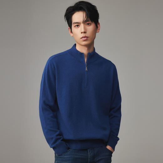 PALUOPO/PL半高领拉链男衫/ET22322R-A/约重285g帕罗 商品图3