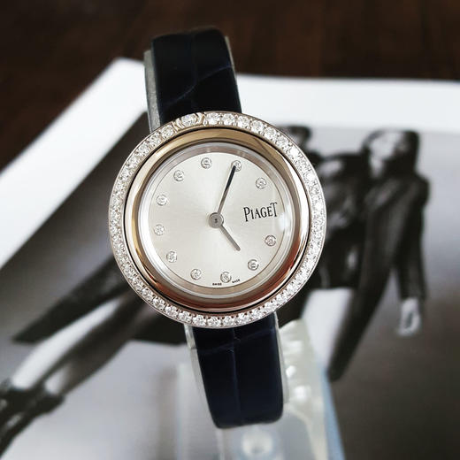 【95新（背膜在）】PIAGET 伯爵G0A43084石英机芯29MM（女款）POSSESSION系列18K白金；镶嵌原厂钻石表圈140126NJ30 商品图4