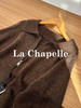 专柜实拍【绵羊毛/柔软亲肤】拉夏贝尔/La Chapelle法式高级感翻领半拉链针织衫松弛慵懒感套头毛衣 商品缩略图3