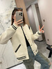 YS*原单Teddy撞色拼皮羊毛棒球服官网同步 商品缩略图5