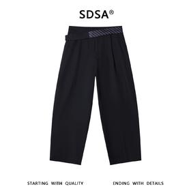 SDSA男装2026新款高贵轻奢潮牌舒适直筒休闲裤垂感百搭宽松裤子