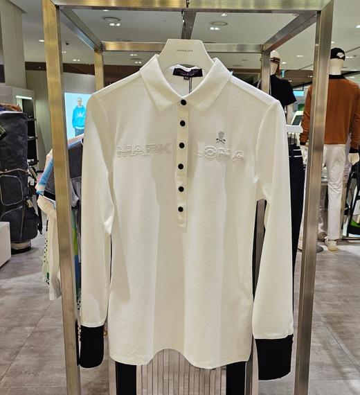 M&L家早春新款情侣款长袖上衣来啦！渠道商出货🚚❗️原厂珠地功能面料，吸汗透气舒适！设计感十足，属于很典型的一款马克龙T恤，实在太好看啦！ 商品图2