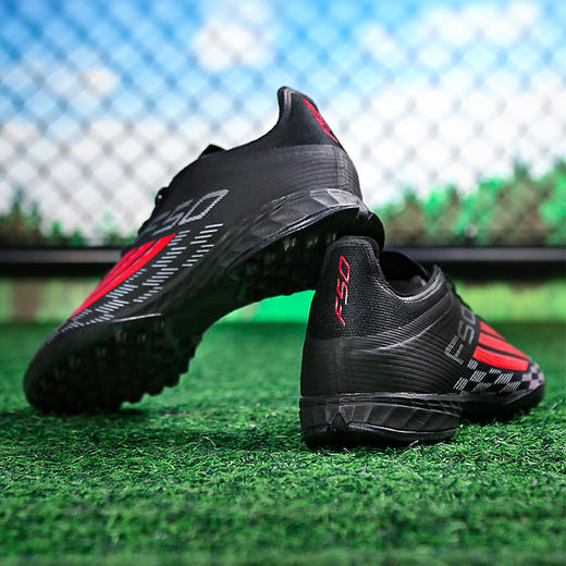 小李子ADIDAS阿迪达斯 F50 次高端TF碎钉成人训练足球鞋男JR8941 商品图4