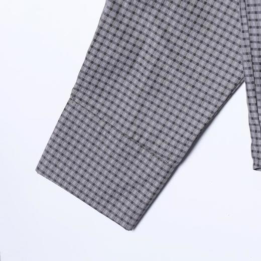 SDSA男士春夏新款痞帅男装时尚撞色格子铆钉翻领长袖衬衫百搭宽松 商品图4