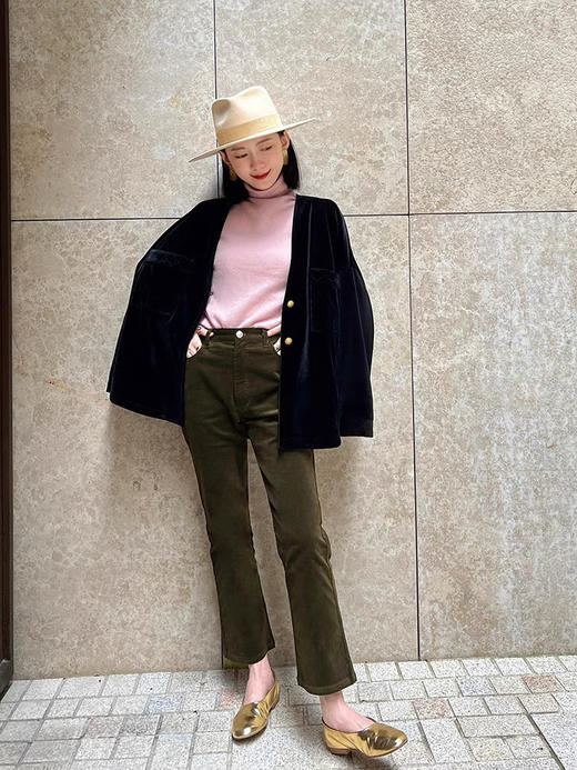 360°唤醒显瘦本能旷野仙踪灯芯绒九分微喇裤 商品图6