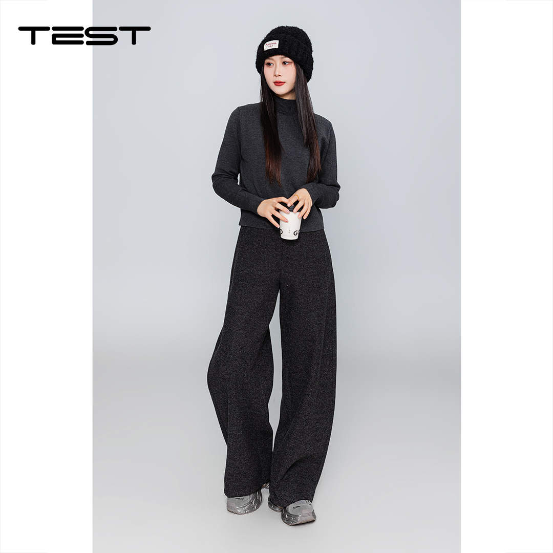 冬上新时尚阔腿百搭气质休闲裤3254097