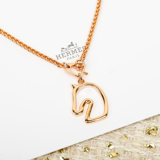 爱马仕 马年限定珐琅镂空项链（XTY） 商品图5
