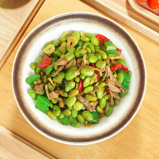 毛豆炒肉丝225g（半预制AB包）【联系客服首订买10送5】 商品图3