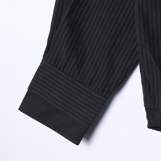 SDSA男士春夏新款痞帅男装老钱风肌理纹假两件衬衫百搭时尚衬衣 商品图3