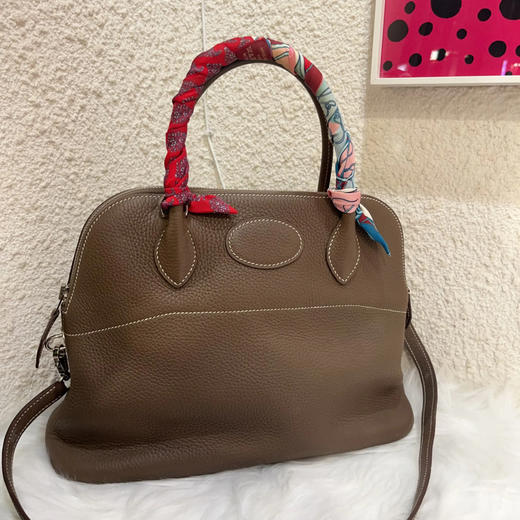 爱马仕 bolide 31 大象灰 tc皮 保龄球包 商品图1