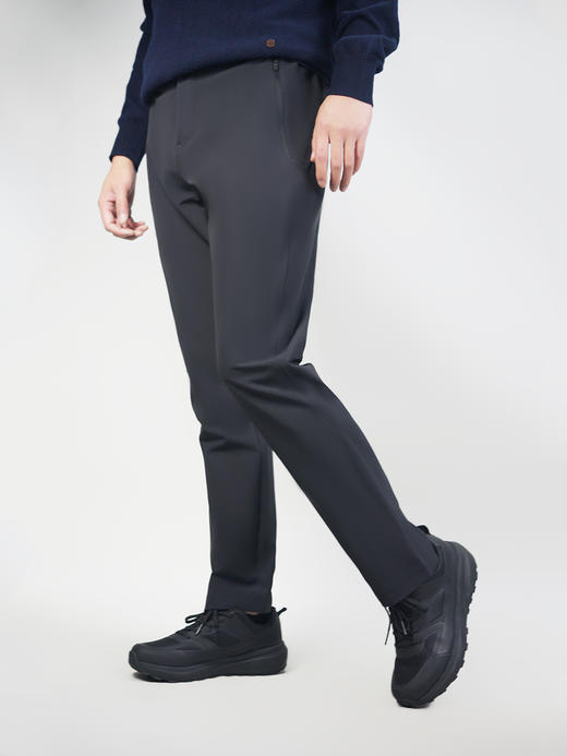 4158m 政企精英 专属定制 莱恩绵羊毛复合软壳通勤裤秋冬户外加绒防水长裤 商品图7