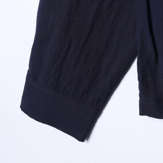 C7001SDSA春夏新款痞帅男装韩版拼接撞色假两件翻领衬衫百搭套头衬衣 商品图4