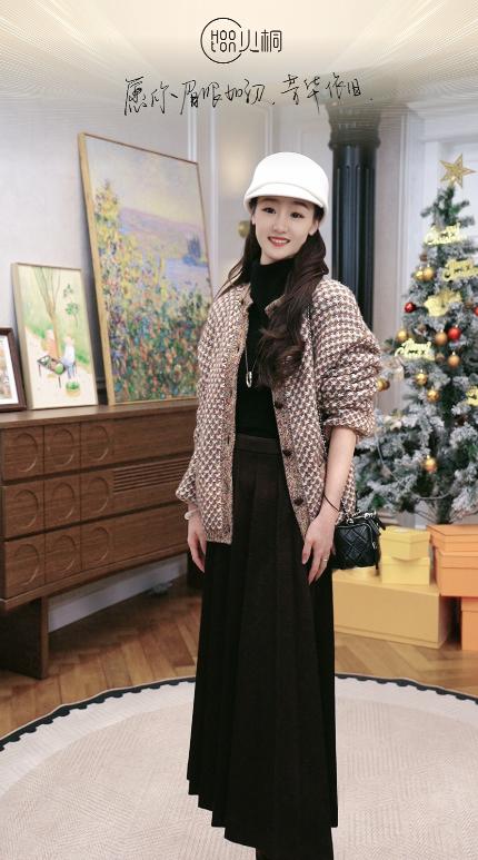 （高定手工坊）火桐hooton 唐顿庄园 7股花纱山羊绒圆领开衫 商品图1