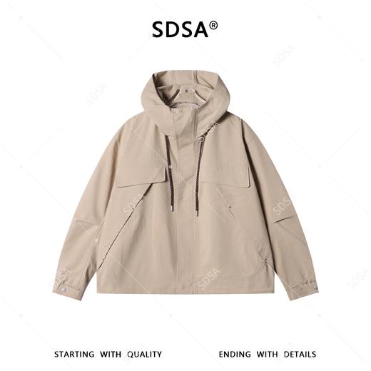 J6006SDSA男士春夏新款痞帅男装美式简约复古工装连帽夹克外套百搭时尚 商品图1