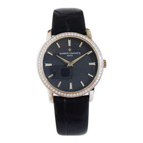 【95新】Vacheron Constantin 江诗丹顿25558/000G-9758石英机芯30MM（女款）传袭系列18K白金；镶嵌原厂钻石表圈170126NJS48