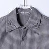 SDSA男士春夏新款痞帅男装时尚撞色格子铆钉翻领长袖衬衫百搭宽松 商品缩略图2