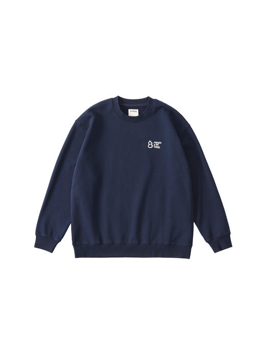 吃茶去chichaqu26春夏经典宽松休闲印花全棉圆领卫衣复古山系百搭 商品图4