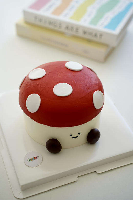 手绘奶油蛋糕 | 鲜果原味奶油 -  马里奥蘑菇 商品图2