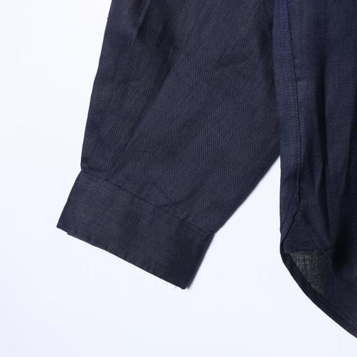 SDSA男装2026新款高贵轻奢时尚纯色简约翻领长袖衬衫休闲百搭衬衣 商品图3