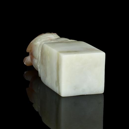 孤品17707老挝冻石年年有鱼方章姓名章书画印章藏书印-2.4*2.6*8.0cm 商品图4