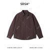 SDSA男士春夏新款痞帅男装复古设计感拼接按扣翻领夹克外套百搭 商品缩略图0