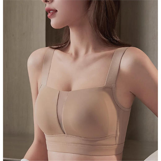 买1送1薄款粉底液无痕内衣女大显小无钢圈透气美背提拉防垂收副乳文胸罩 商品图4